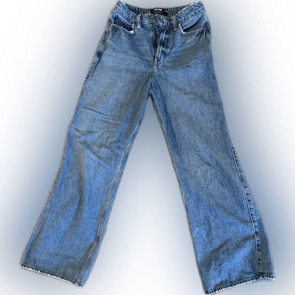 Hollister Ultra High-Rise Baggy Jeans - Size 0 Regular